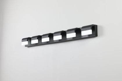 Modern Bathroom Vanity Lighting 6-Light LED Vanity Lights Over Mirror Bath Wall Lighting