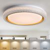 LED Flush Mount Ceiling Light Fixture, 19.69in 36W,3600LM, 5 CCT Colors 2700K 3000K 3500K 4000K 5000K