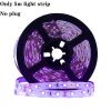 5m LED Black Light Strip Kit 360 LED 12V Flexible UV Black Light Installation Family Bedroom Party Wedding Halloween Dark Party