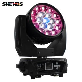 19x15W RGBW DMX /36x18W LED Wash Zoom Moving Head Projector For DJ Disco Party Stage Ball (Color: LED Beam19x15W, Plug Type: US PLUG)